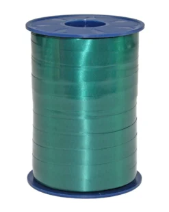 Presentsnöre Poly Mörkgrön, 10mm x 250m