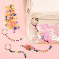 Pärlmix Playbox Pony & ABC, bokstavspärlor, transparenta färger