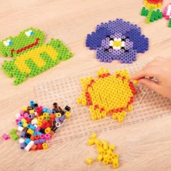 Pärlplatta Playbox XL Kvadrat, transparent, byggbar, för stora pärlor