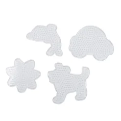 Pärlplattor Playbox Figurer Transparenta, 4-pack