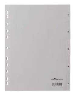 Pärmregister Durable PP 1-5, A4, 5 flikar