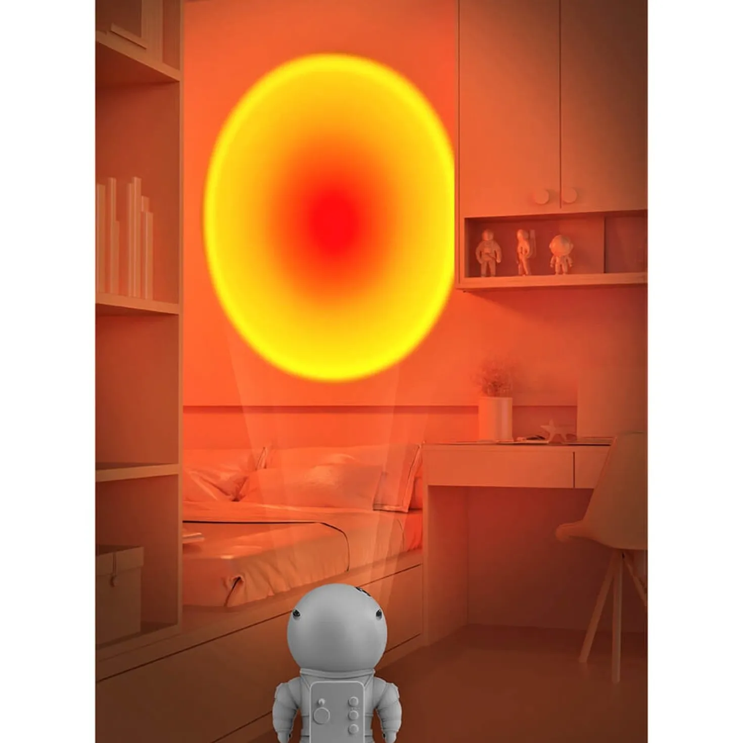 Projektor MOBILITY ON BOARD Astrolight Orange Sunset, astronautdesign