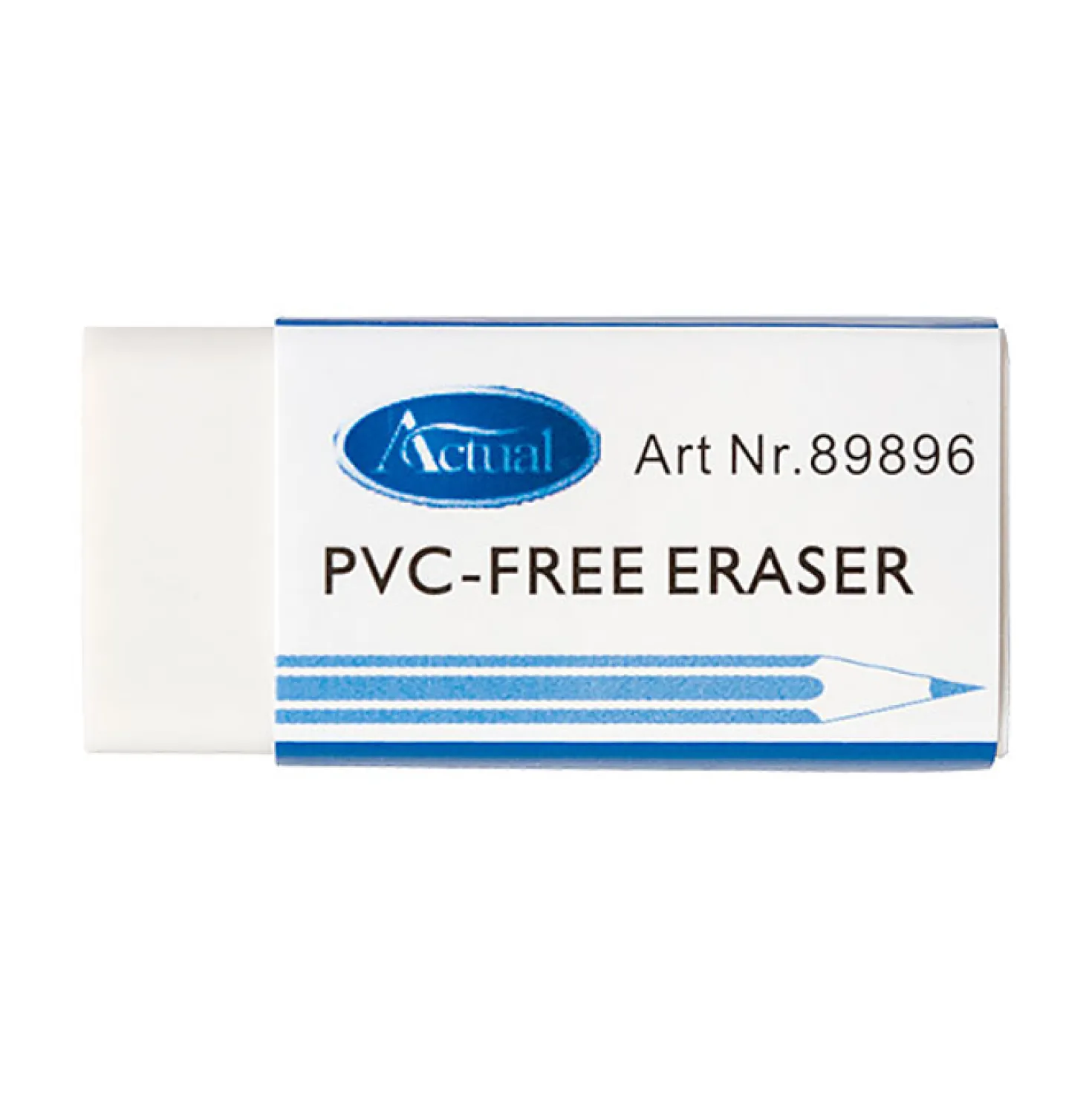 Radergummi Actual PVC-fritt, 41x19x11 mm