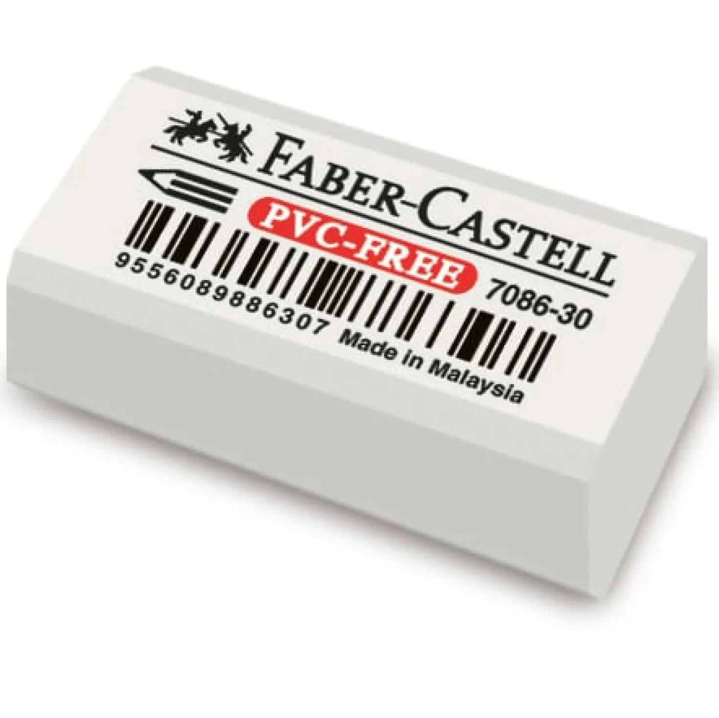 Radergummi Faber-Castell 7086 PVC-fritt, 41x18x11mm