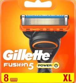Rakblad Gillette Fusion5 Power, 5 blad, 8 st