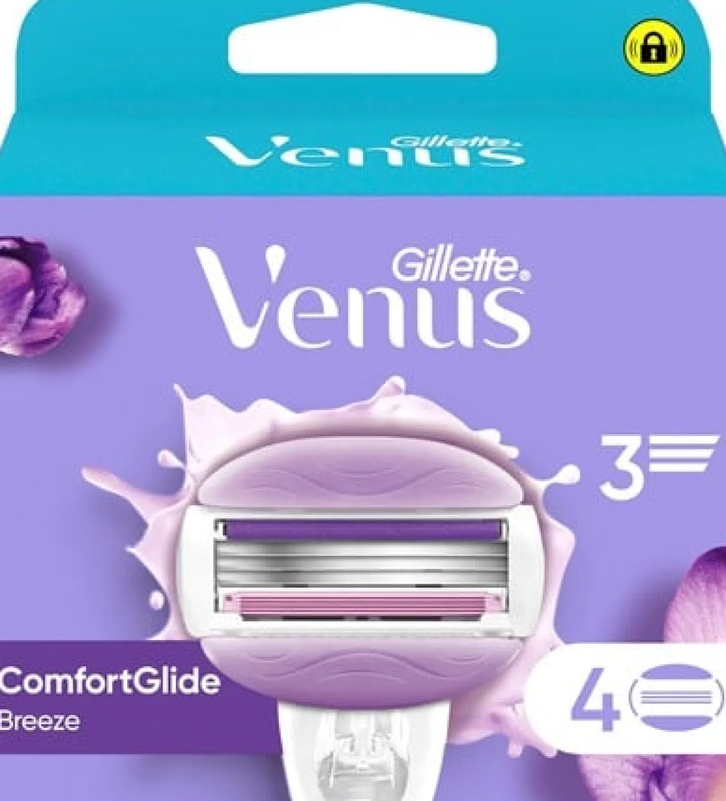 Rakblad Gillette Venus ComfortGlide Breeze, 4 st