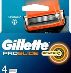 Rakbladspåfyllning Gillette ProGlide Power, 5-blad, 4 st/fp