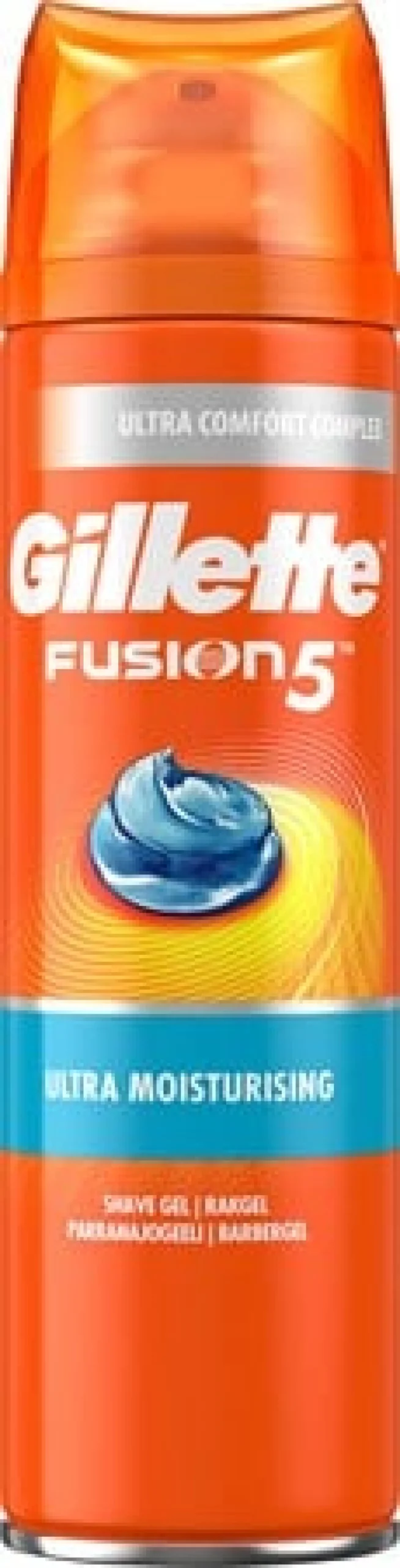 Rakgel Gillette Fusion5 Ultra Moisturising, känslig hud, 200 ml