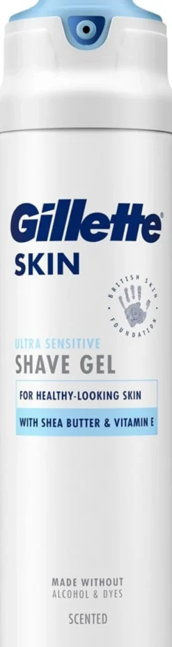 Rakgel Gillette Skinguard Sensitive, känslig hud, 200 ml