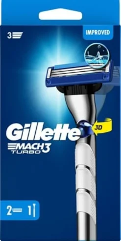 Rakhyvel Gillette Mach3 Turbo, 3 blad, 1 st