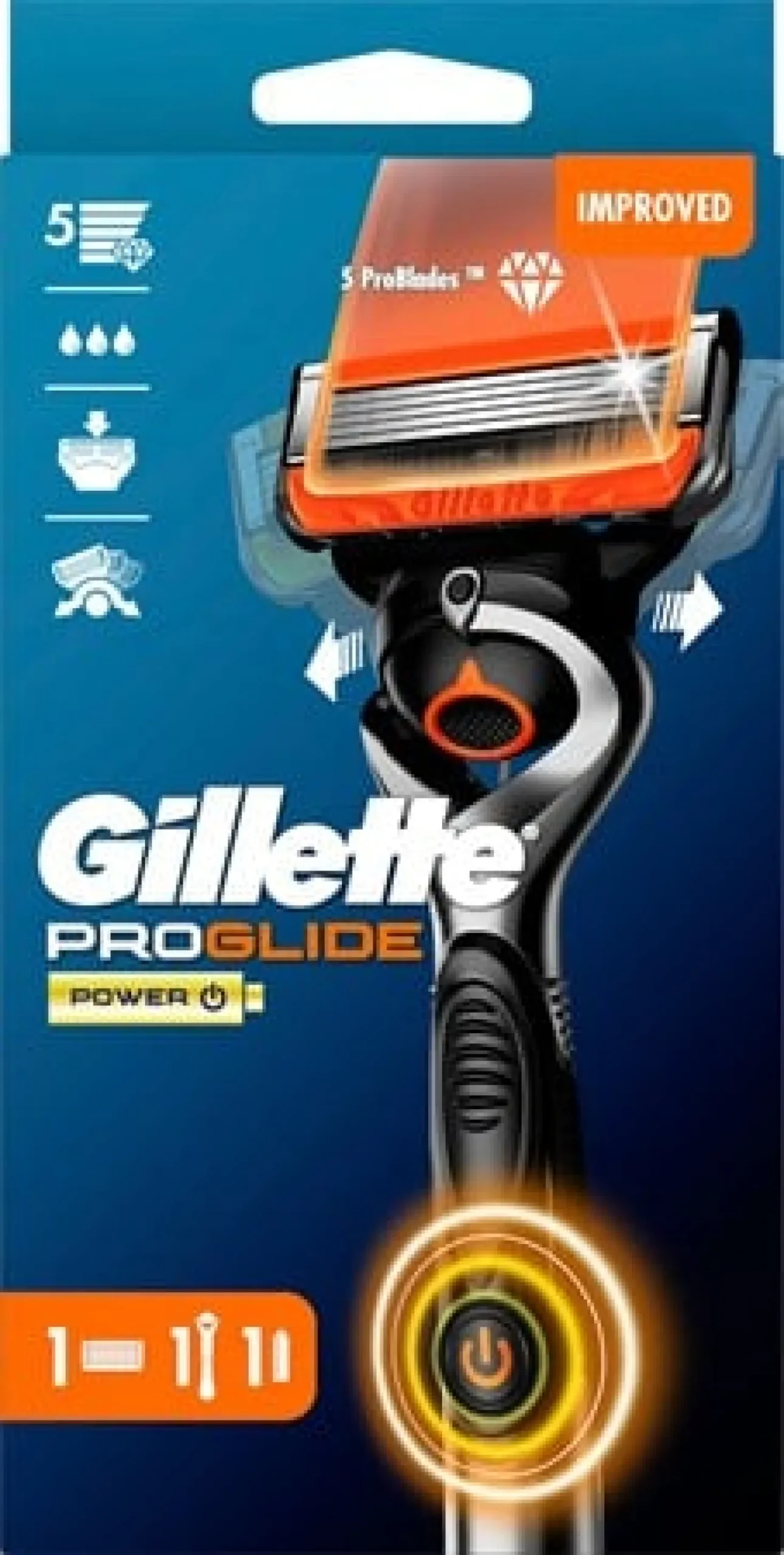 Rakhyvel Gillette ProGlide Power FlexBall, batteridriven, 5 blad