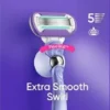 Rakhyvel Gillette Venus Extra Smooth Swirl, 5 blad, inkl. duschhållare