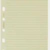 Refill Anteckningsblock Filofax Pocket, linjerat beige