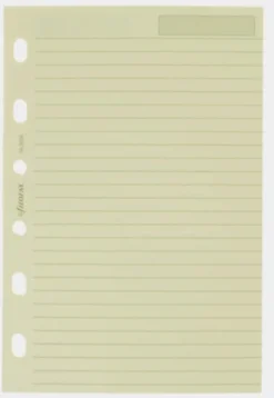 Refill Anteckningsblock Filofax Pocket, linjerat beige