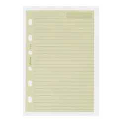 Refill Anteckningsblock Filofax Pocket, linjerat beige
