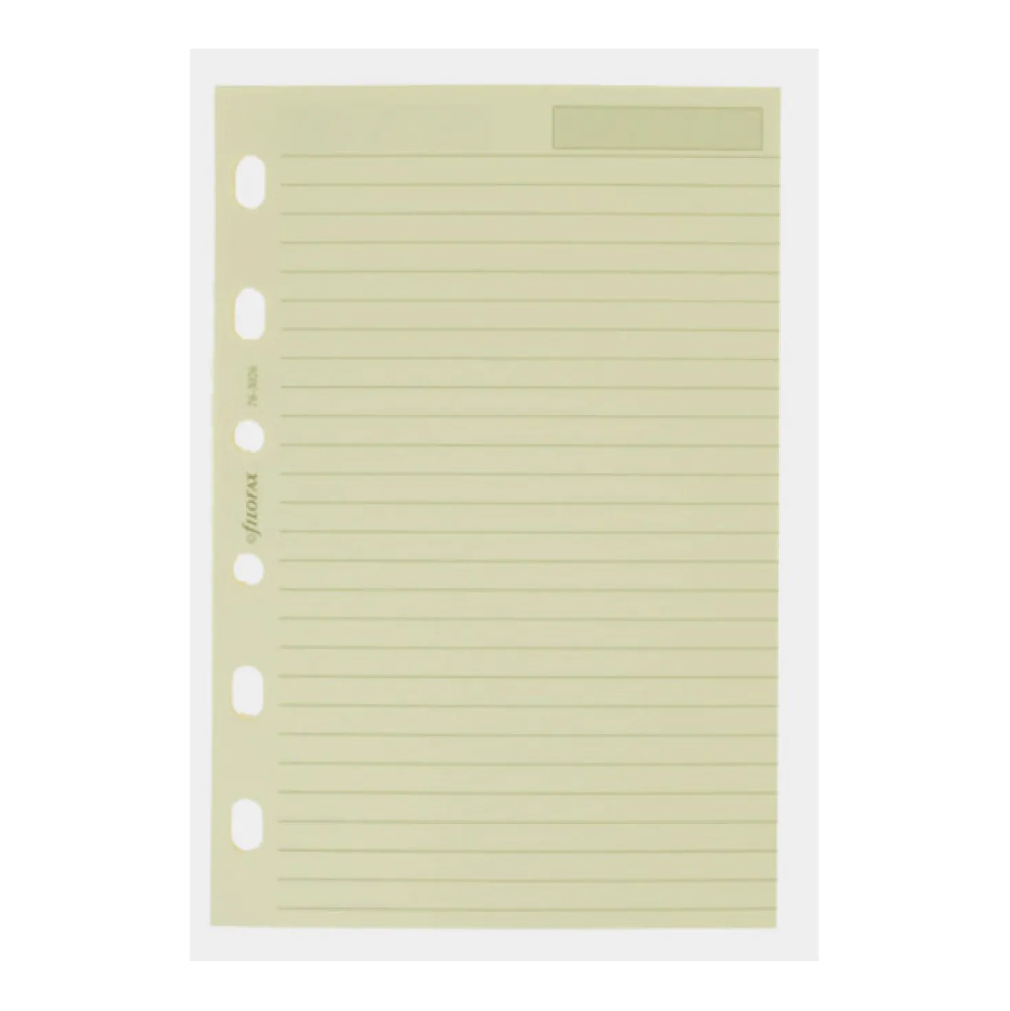 Refill Anteckningsblock Filofax Pocket, linjerat beige