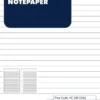 Refillark Filofax Pocket Anteckningsblad, linjerade vita