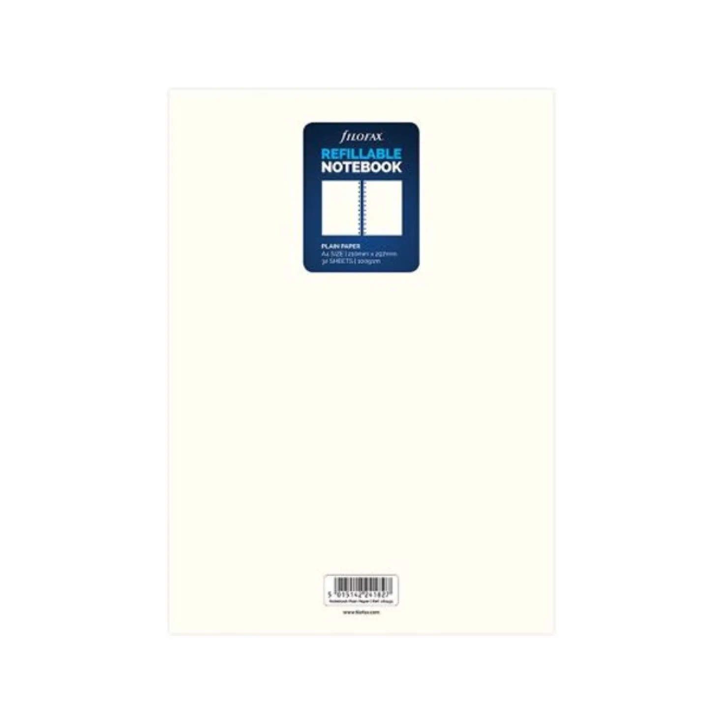 Refill Filofax Skrivbok A4 Olinjerad, creme