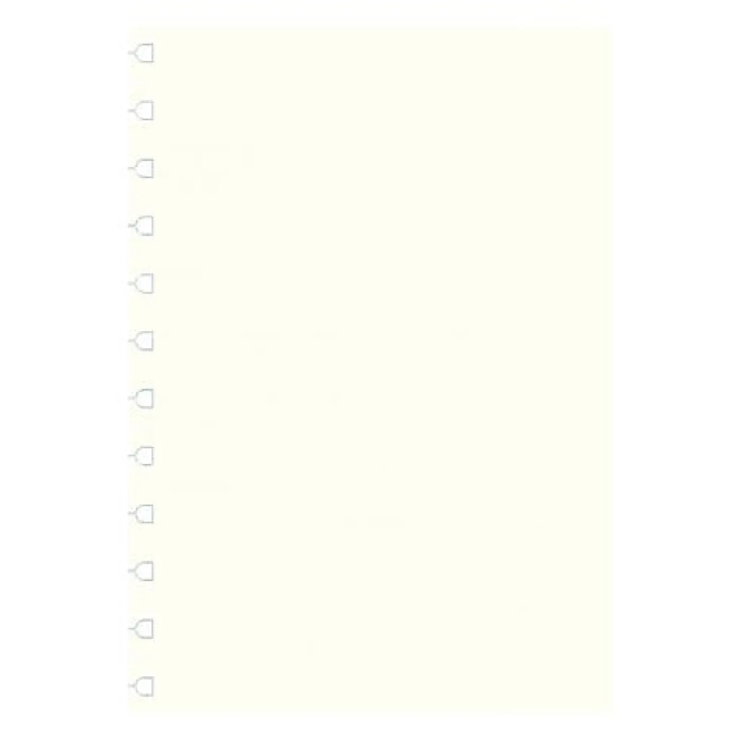 Refill Filofax Skrivbok A4 Olinjerad, creme