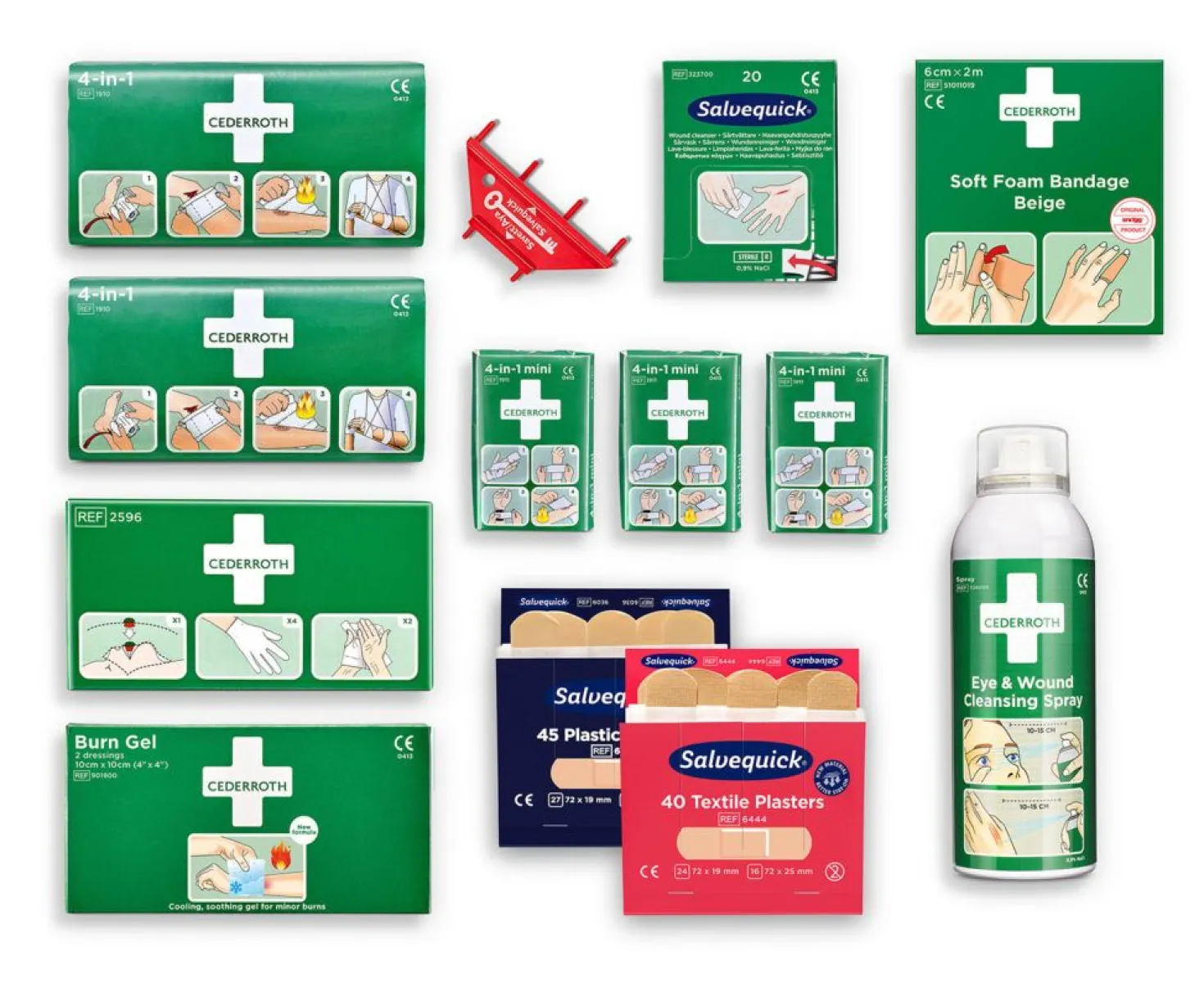 Refillpaket Cederroth Första Hjälpen Station 51011039