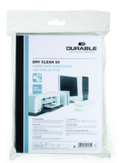 Rengöringsduk Durable Dryclean Luddfri, 50 st