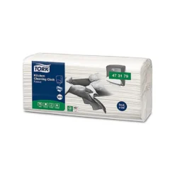 Rengöringsduk Tork W4 Kök, vit, 35,5x42,8cm, 75 st