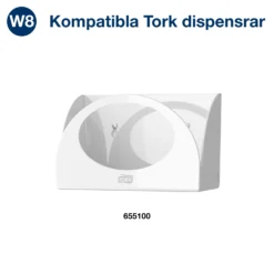 Rengöringsduk Tork W8 Small Pack, vit, 32x38,5cm, 55 st