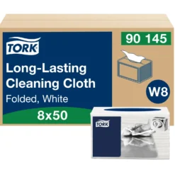 Rengöringsduk Tork W8 Small Pack, vit, 30x38,5cm, 50 st