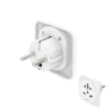 Reseadapter Samsonite Global Typ E/F, 100–250 V, vit