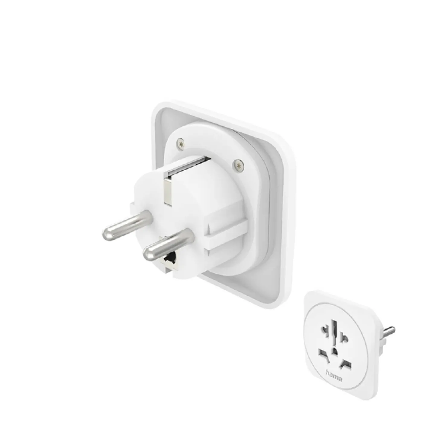 Reseadapter Samsonite Global Typ E/F, 100–250 V, vit
