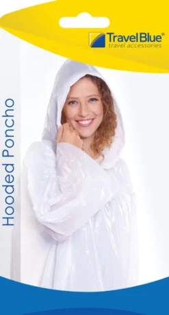 Reseponcho Travelblue Hooded Poncho, unisex onesize, ockra