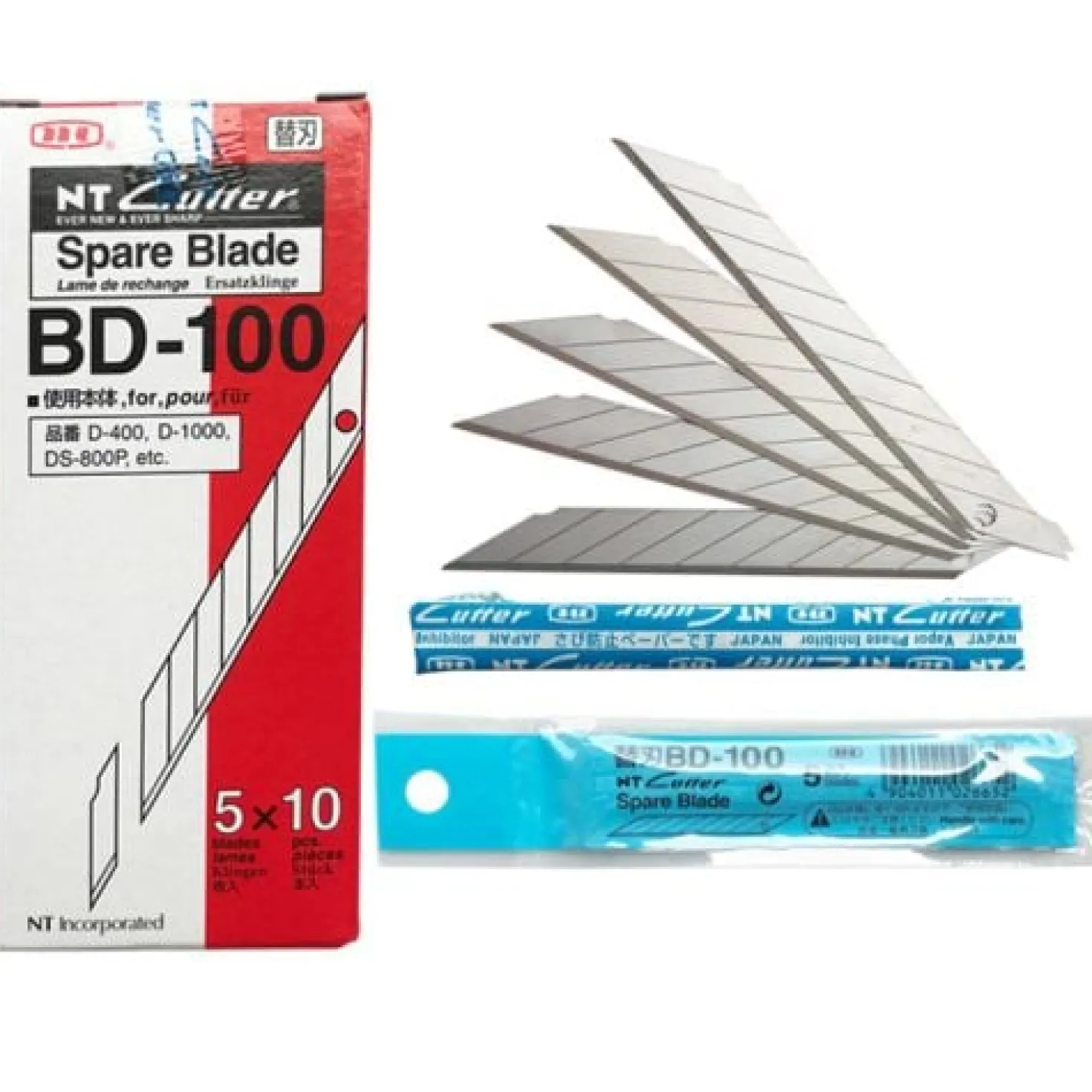 Reservblad NT-Cutter D-400, D-1000, SW-600P, 30 grader, 5 st