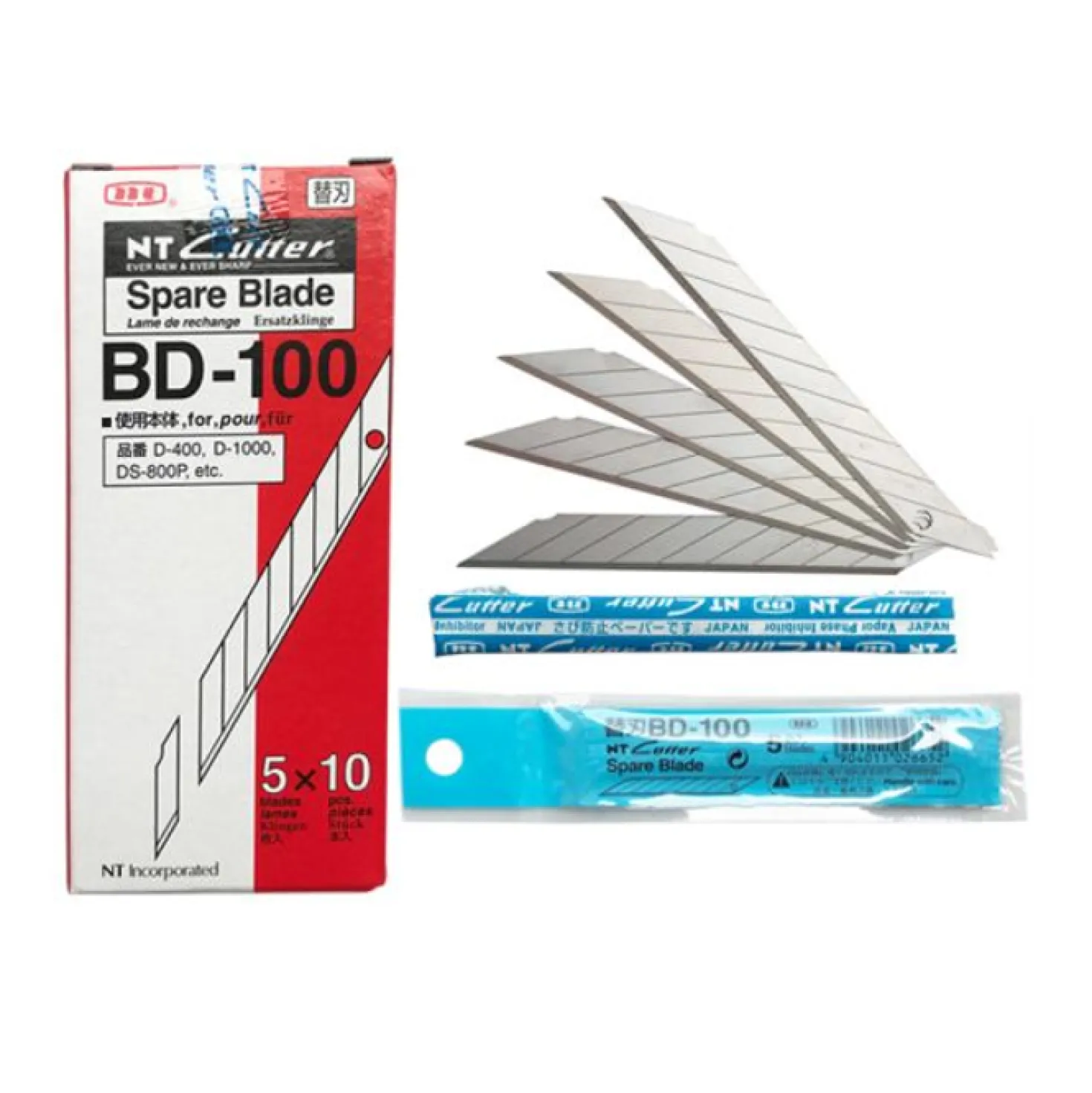 Reservblad NT-Cutter D-400, D-1000, SW-600P, 30 grader, 5 st