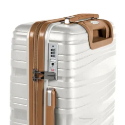 Resväska 3-pack RW Travel Alfrida, vit, TSA-lås