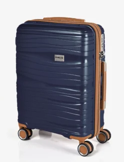 Resväska 3-pack RW Travel Alfrida, blå, TSA-lås