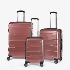 Resväskset RW Travel RW Classic 3-pack, TSA-lås, Soft Coral