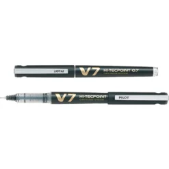 Rollerpenna Pilot Hi-Tecpoint V7, svart, 0,5 mm skrivbredd