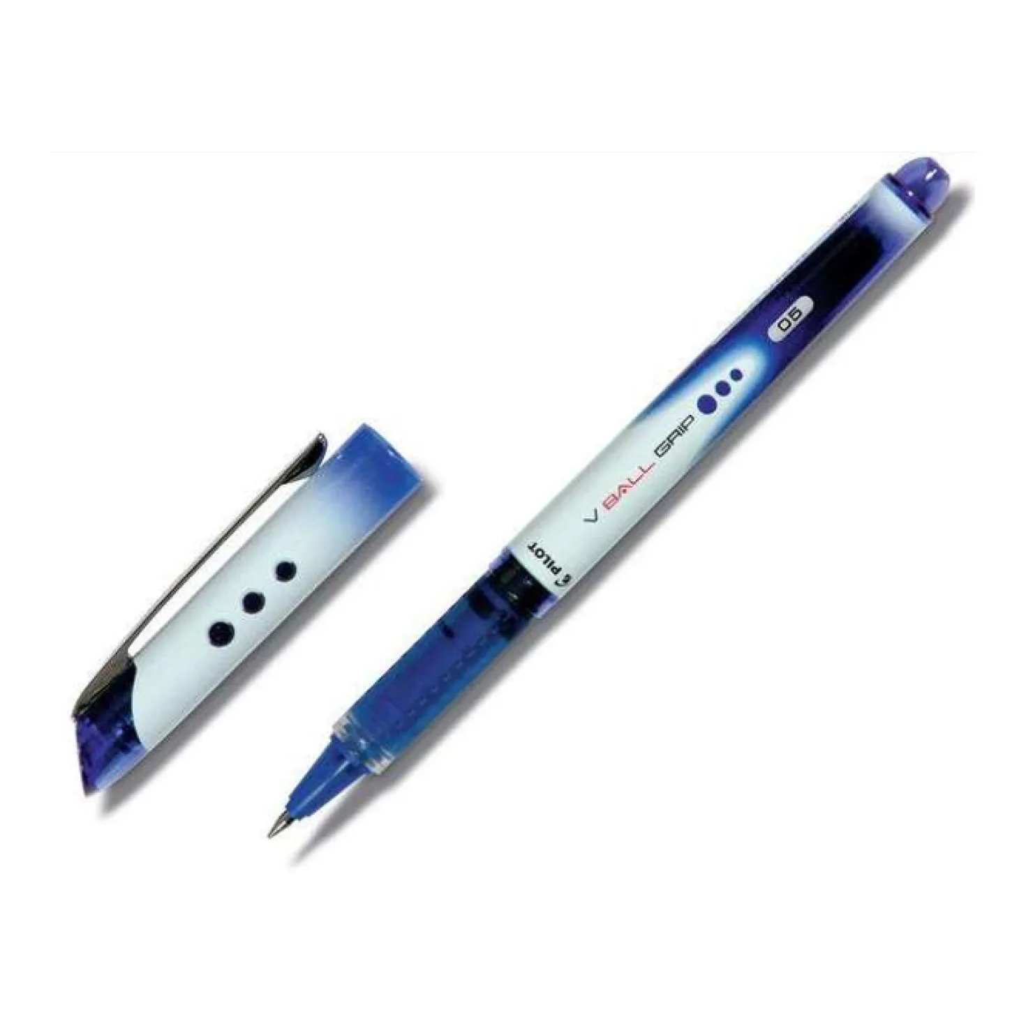 Rollerpenna Pilot V-Ball Grip, blå, 0,5 mm
