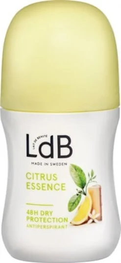 Roll-on Antiperspirant Ldb Citrus Essence, vegansk, 60 ml