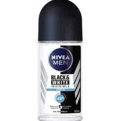 Roll-on Deodorant Nivea Men Black & White Invisible Fresh, 50 ml