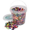 Rörpärlor Playbox 10-färgsmix, svanenmärkt, hink