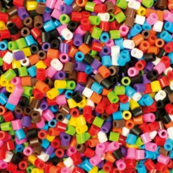 Rörpärlor Playbox 10-färgsmix, svanenmärkt, hink