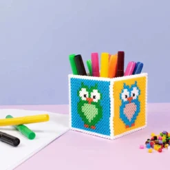 Rörpärlor Playbox 10-färgsmix, svanenmärkt, hink