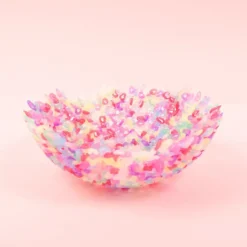 Rörpärlor Playbox Glittermix, med förvaringshink