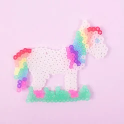 Rörpärlor Playbox Glittermix, med förvaringshink