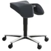 Sadelstol Be-Ge 3601E Ergonomisk, svart ulltyg, Möbelfakta