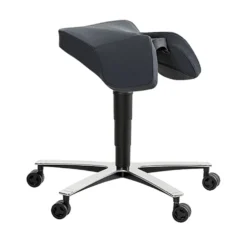 Sadelstol Be-Ge 3601E Ergonomisk, svart ulltyg, Möbelfakta