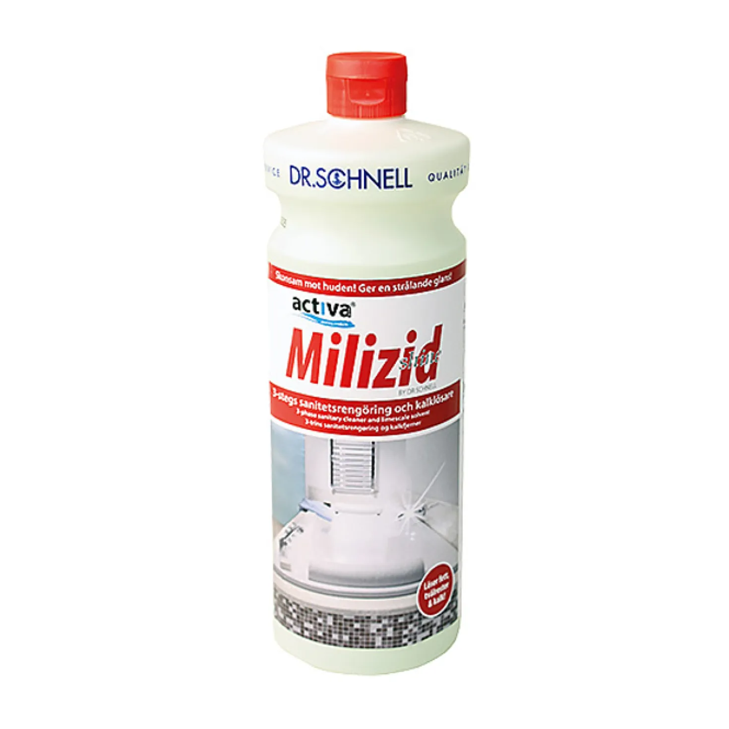 Sanitetsrengöring Activa Milizid, sur, pH 1,0, 1L