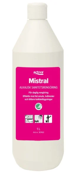 Sanitetsrengöring Activa Mistral Alkalisk, parfymerad, 1L