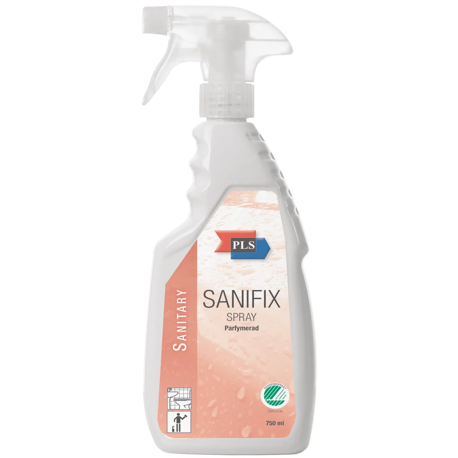Sanitetsrengöring PLS Sanifix Avkalkningsspray, 750 ml